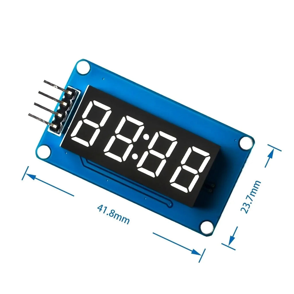 TM1637 -LED Display Module For Arduino- 7 Segment 4 Bits- 0.36 Inch Clock RED Anode Digital Tube Four Serial Driver Board Pack Quake