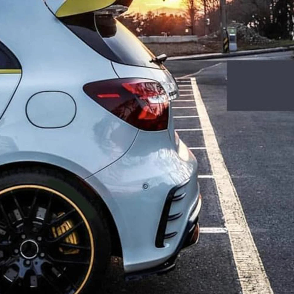 Sporty Rear Bumper Vent Canard Spoiler for Mercedes W176 A Class A200 A250 A260 A45 2013 2018 Easy Installation Quake