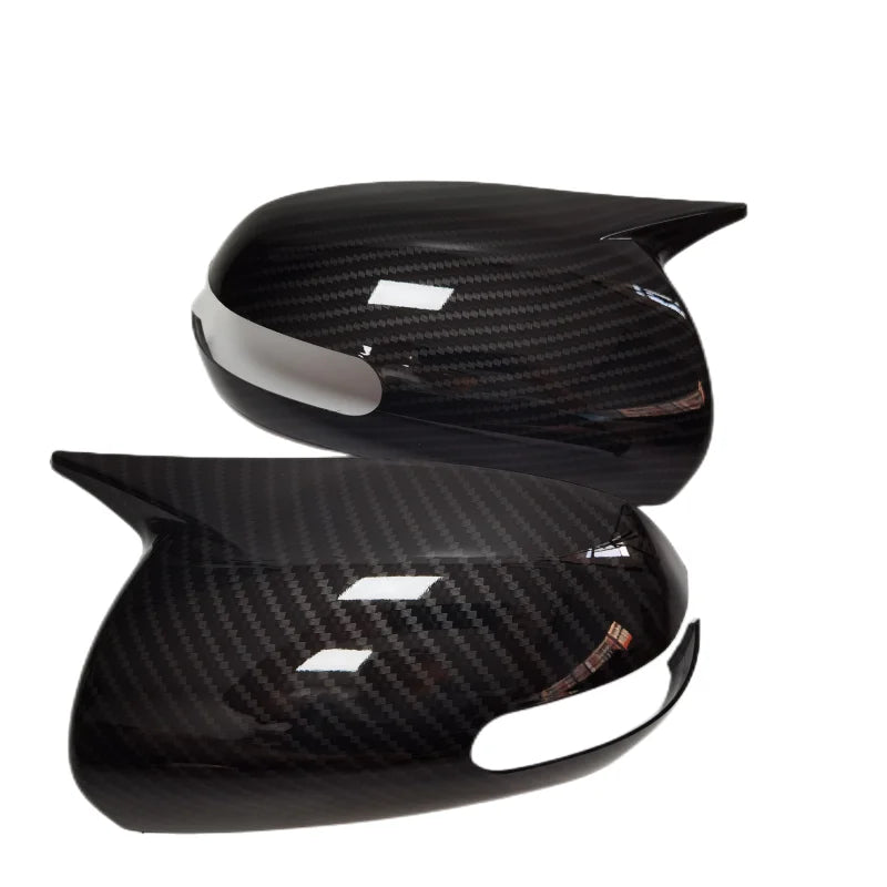 For KIA K3 Forte Cerato Ceed 1 2009-2013 Car Rearview Side Mirror Cover Wing Cap Exterior Sticker Door Case Trim Carbon Fiber Quake Type B Carbon