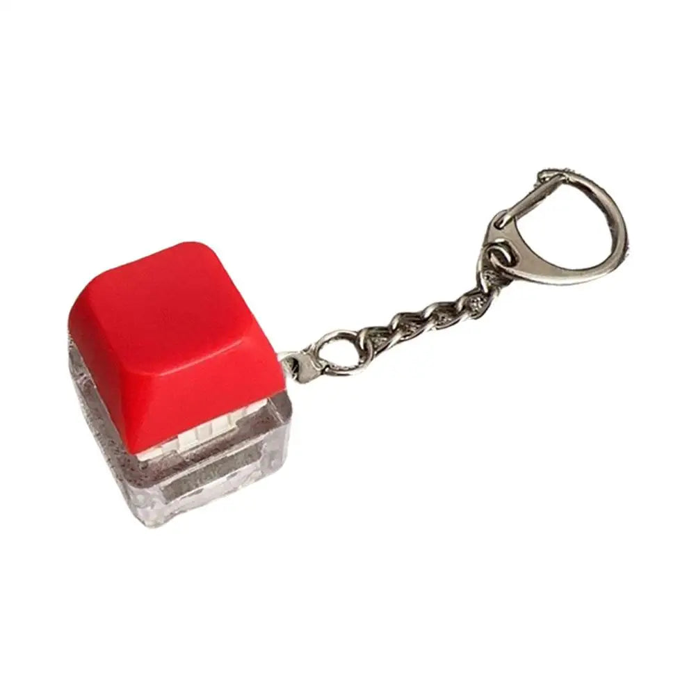 Electric Shock Prank Button Toy that plays tricks on people by pressing buttons Realistic Touch Keychain Pendant Stress Relief Quake OneSize A
