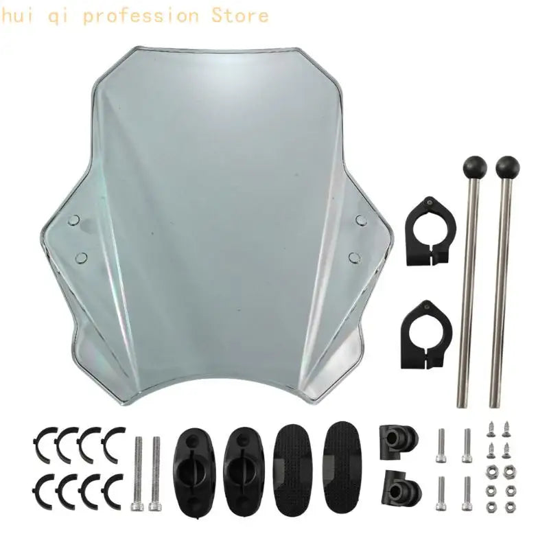Weatherproof Effortless Setups Windscreen Motorbike Modified Accessories H8WE Quake Transparent blue China Mainland