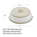 Collapsible Microwave Splatter Cover Heating Lid Breathable Oil Splash Guard Multifunctional Food Plate Cover Quake A