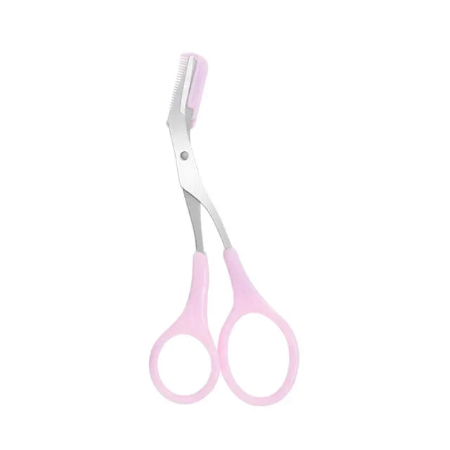 Travel Portable Eyebrow Trimmer Face Razor Face Hair Remover Tools Eyebrow Razor Instruments Cosmetic Beauty Pro Make Up Tools Quake 1Pcs pink 1