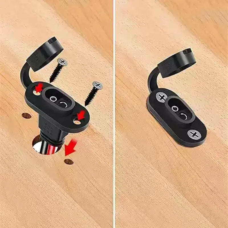 2 Types Optional Weatherproof 12AWG Sidewall Port Socket, Panel‑mount SAE Connector Cable for Solar Generator Motorcycle Battery Quake
