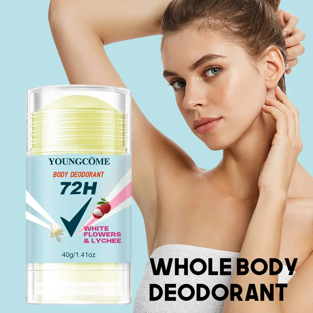  Body Deodorant 72H Anti Sweating Keep Drying Lasting Fragrance Remove Armpit Odor Underarm Refresh Sticks Fade Body Odor Quake