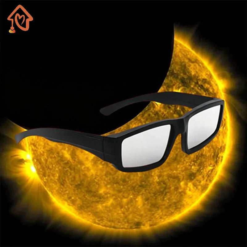 Solar Eclipse Viewing Glasses With UV Eye Protection And Safe Clear Lenses For Outdoor Eclipse Watching Astronomy Activities Quake