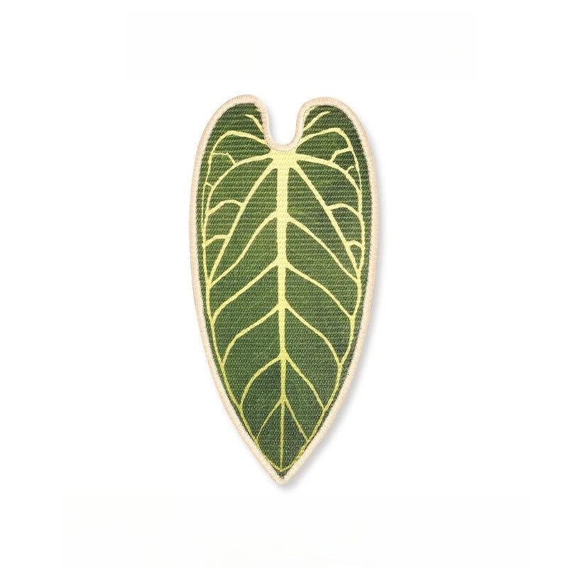 1PC Natural Sisal Leaf Shaped Cat Scratcher Wall Mountable Durable Cat Toy for Cats Grinding Claws No Scraps Falling Quake B