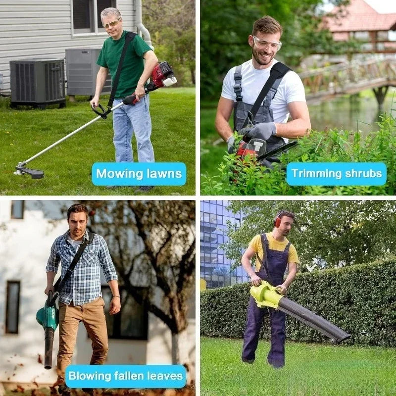 Multifunctional Shoulder Strap Kit Sturdy Anti Slip Harness for Hedge Trimmer Weeder and Leaf Blower Garden Tools Quake