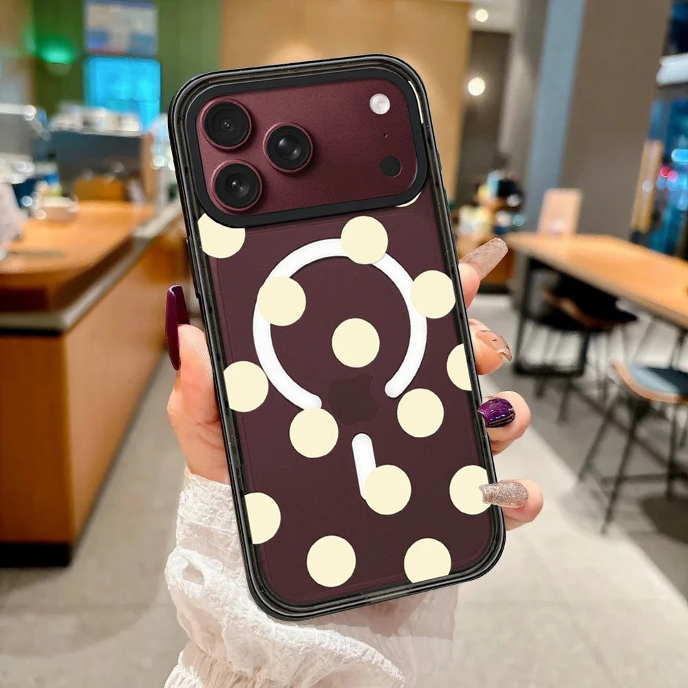 6091745 Impact Black Border Magnetic Case: Compatible with IPhone 18 17 16 15 14 13 Pro Max 18Pro Quake