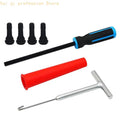 Manual Tire Valves Stem Repair Set with Metal Puller Gear for Garage Service H8WE Quake G. CN