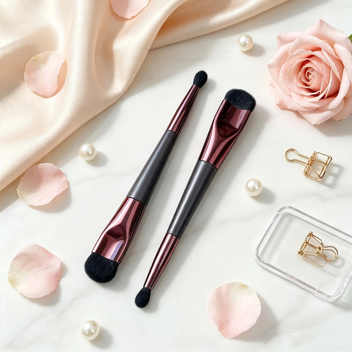 C-Shaped Makeup Brush, Makeup Is Quick And Easy, Contour & Highlight Brush, Suitable for Beginners Quake