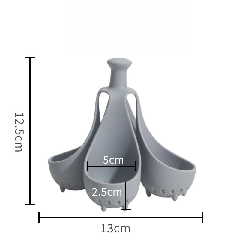 Flexible Egg Boiling Rack Reusable Egg Cooker Holder Tray Kitchen Gadget for Making Perfect Boiled Eggs At Home Quake A