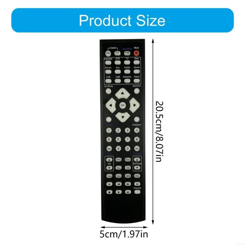 Ergonomic Remote Control Comfortable Grip Reduced Fatigue for MBE664 AVR101 Extended Television Viewing K1KF Quake