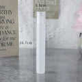 vvocci 10ml Empty Plastic Roll-on Perfume Bottle with Steel Ball, Refillable Oil Container & Holder Quake Plastic B348 -transparent 10ml