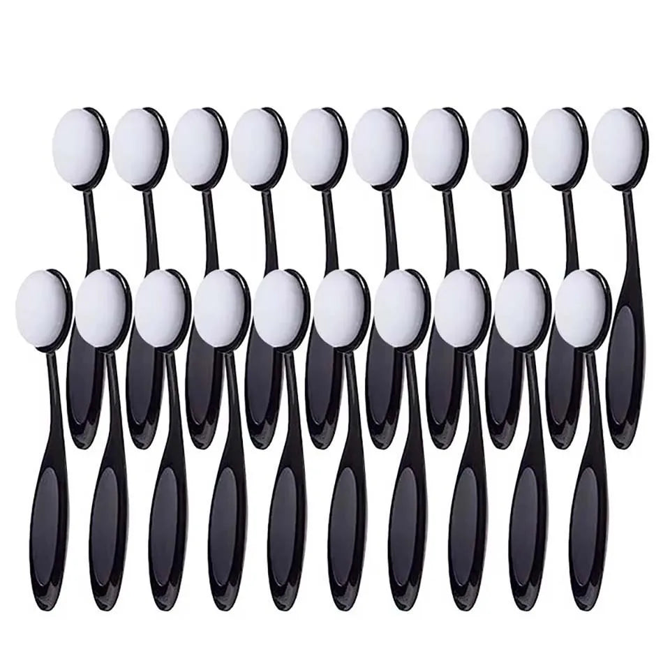 10/20/50pcs Large Foundation Brush Toothbrush Shape Makeup Make Up Tool Get Fast Even Application of Creams and Powders Cosmetic Quake