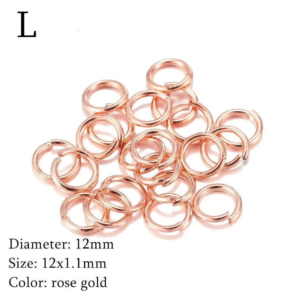 5-100pcs Sliver Gold Hair Rings Hair Braids Dreadlock Beads Charms African Braids Cuffs Hair Rings Jewelry Clasps Accessories Quake 100pcs 12mm NO.24