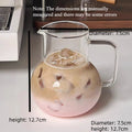 Borosilicate Glass Coffee Server Pot Heat‑Resistant Hand Drip Kettle with Handle for Home Pour Over Coffee Making Quake A