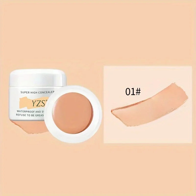 Waterproof and Long-lasting High Concealer That Perfectly Covers Scars, Dark Spots and Tattoos for a Flawless Skin Look Makeup Quake 01