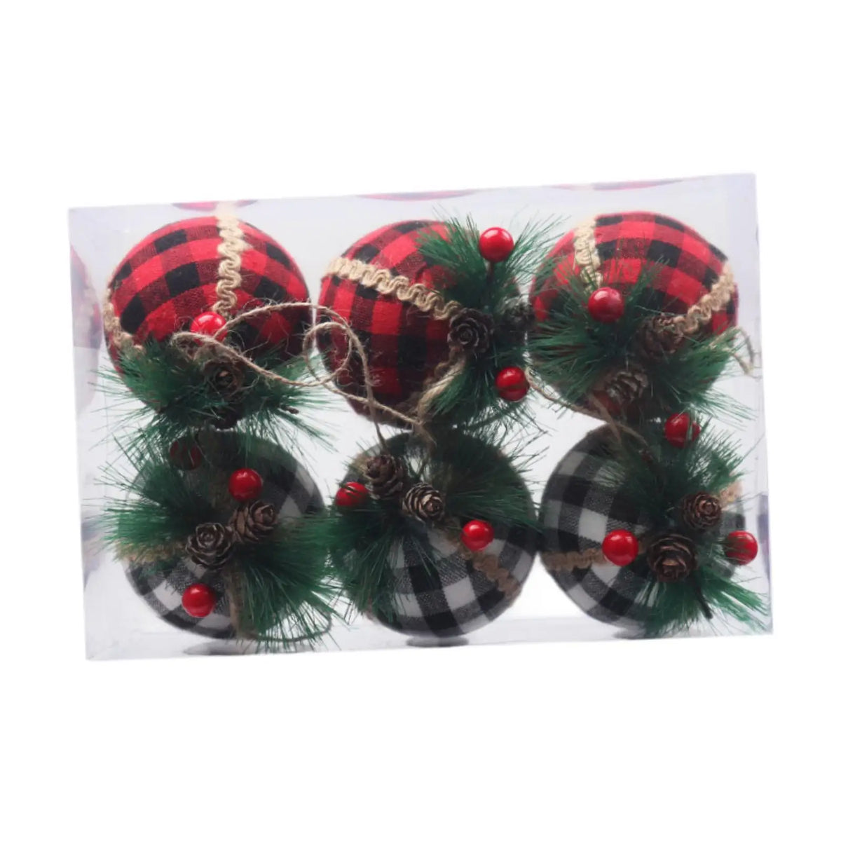 Christmas Ball Ornaments Reusable Charm Pendants Shatterproof Xmas Decor Christmas Ornaments for Xmas Trees for Anniversary Home Quake Style C