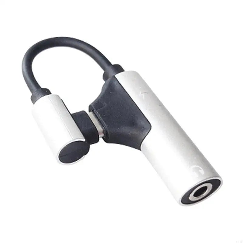 USB C to 3.5mm Sound Adapter Type C to Headphone Dongle Converter Headphone Auxiliary Adapter for Smartphone Tablet K1KF Quake Silver China Mainland