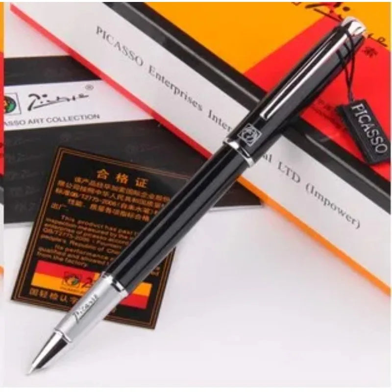 Luxury Picasso 916 Financial Pen Extra Fine Hooded Nib 0.38mm Fountain Pen High-end Writing Stationery Gift Pens with a Gift Box Quake
