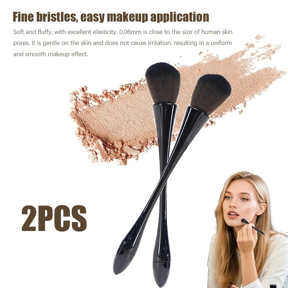 2pcs Pro Foundation Makeup Brush Multi-purpose Brush Quake