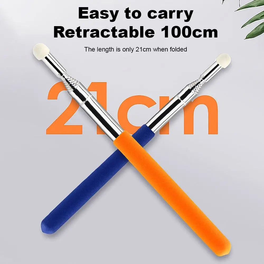 Screen Pen PPT Presentation Teaching Tools Retractable Teaching Stick Telescopic Rod Whiteboard Pointer Pen Handheld Presenter Quake