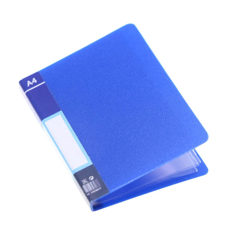 1Pcs Miniature Dollhouse File Book Folder Binder - Home Model Decor Toy Doll House Accessories 1:12 Scale Simulation Furniture Quake Blue