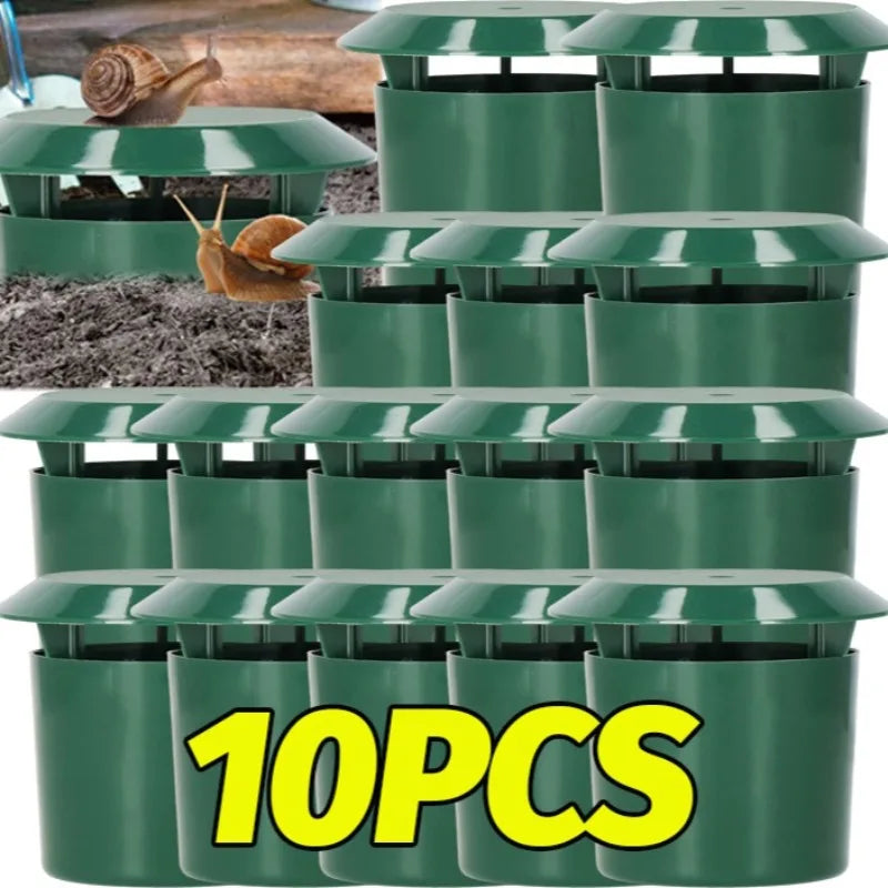 10/1PCS Garden Insect Trap House Snail Trap Catcher Pests Reject Gintrap Tools Household Farm Seedling Protector Garden Supplies Quake