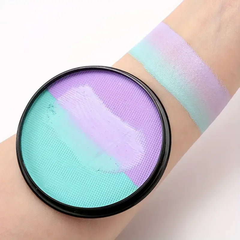 30g Double Color Water Based Body Face Paint DIY Body Painting For Cosplay Festival Opera Halloween Party Face Painting Makeup Quake 37