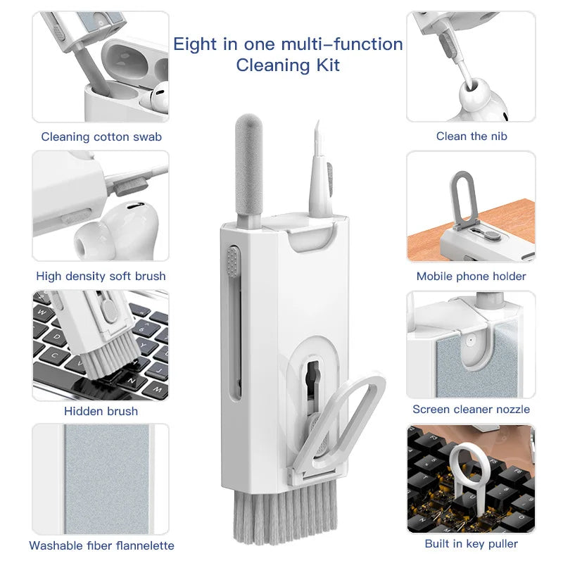 20 in 1 / 8 in 1 Digital Camera Headset Mobile Phone Laptop Keyboard Cleaning Tool Set Cleaning Brush Clean Pen for Airpods Pro Quake