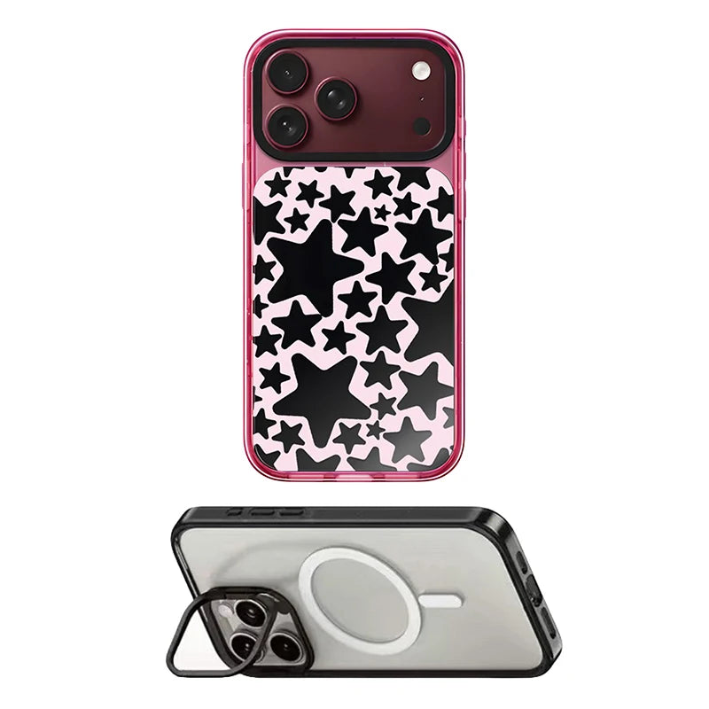 6092084 Impact Case - Mirror / Glaze Magnetic Cover: Compatible with IPhone 18 17 Pro Max 18Pro Quake stand (MagSafe) 2 for iPhone 17 Pro