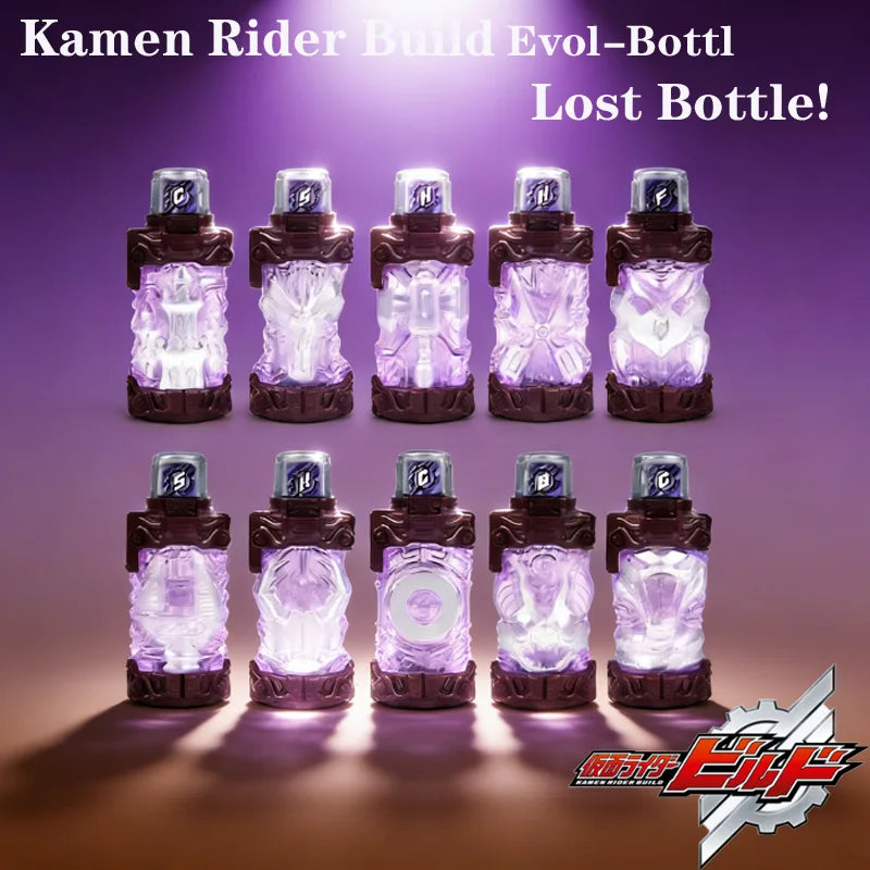 Kamen Rider Build Purple Lost Full Bottle DX Set Cobra Bat Compatible with Build Driver Role Play Collectible Toy Gift for Kids Quake