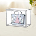 Storage Bin Organizer Versatile Gifts See through Organizing Solution with Lids Quake Default Title