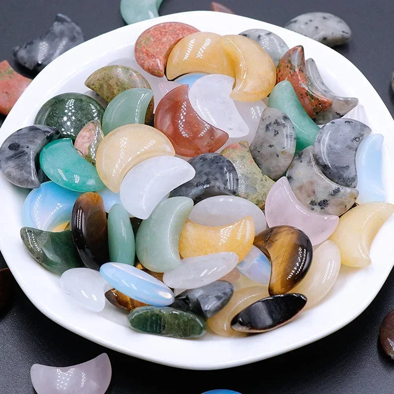 3/5/9Pcs Smalll Ornaments Natural Stone Mix-Color Mini Decorative Ornament Lucky Gift Spiritual Jewelry Home Decor Quake