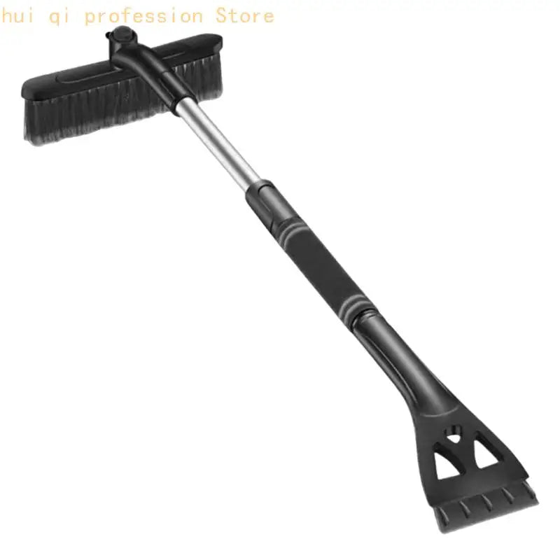 360 Rotatable Snow Brush Head ABS Ice Scraper With Ergonomic Grip For Vehicle Snow Removal H8WE Quake