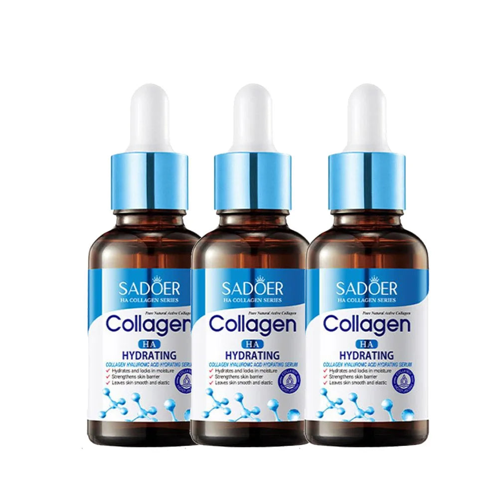 1/2/3/5pcs SADOER Collagen Face Serum skincare Facial Essence Liquid Anti-aging Moisturizing Nourishing Facial Serum Skin Care Quake 3PCS