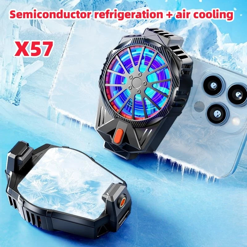 New J20 digital display mobile phone radiator cooling Mobile fan for IPhone Xiaomi Samsung Asus game cooler Quake X57