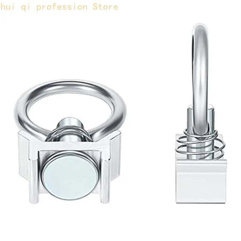 Stainless Steel Track Fitting L-Track Single Fitting with O-Ring for Create Tie-Down Anchors Points H8WE Quake