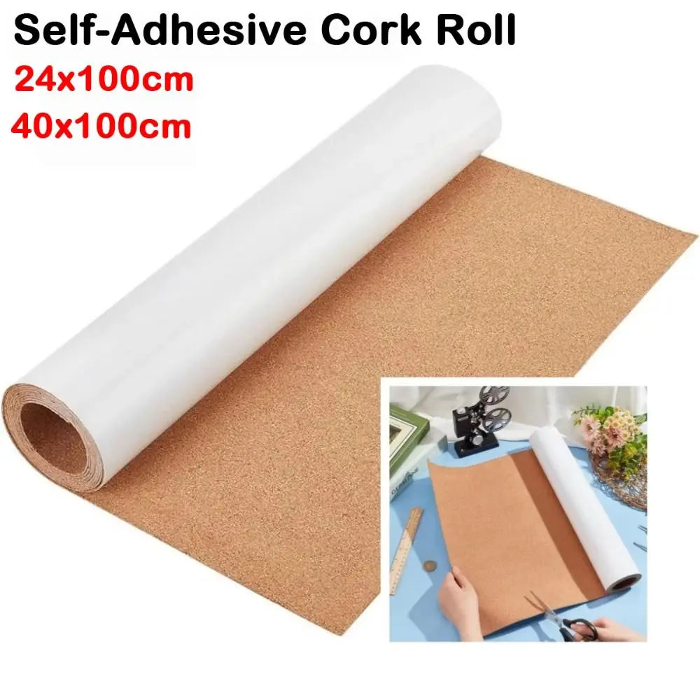 1m Self-Adhesive Cork Roll 2mm Thick Square Cork Pad Cork Board Quake