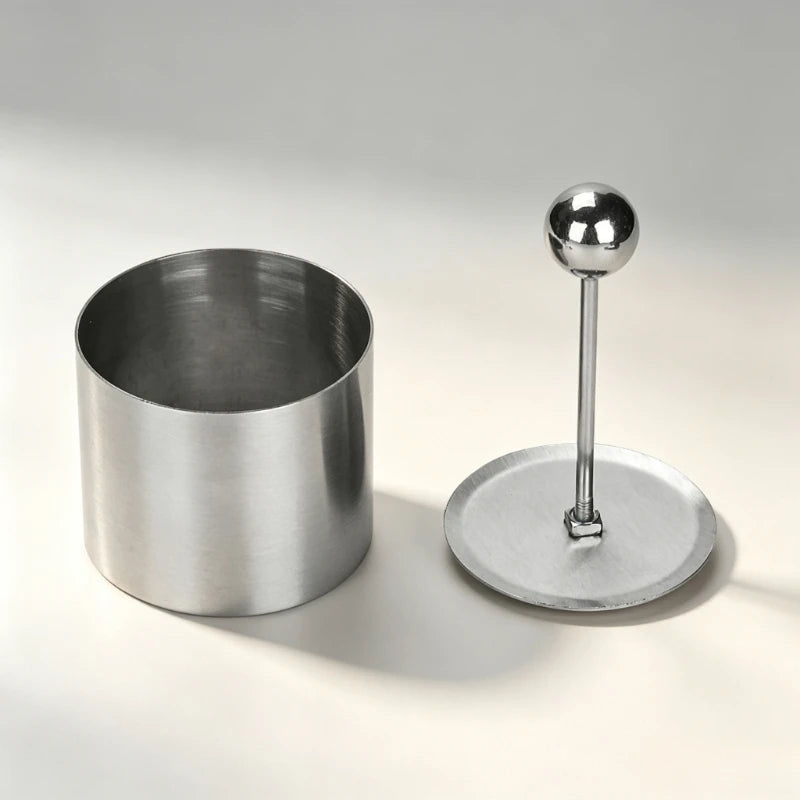 Stainless Steel Food Plating Molds Round Heart‑Shape Press Mould for Cold Dish Meat Pie Taro Paste Mousse Cake Kitchen Decor T Quake