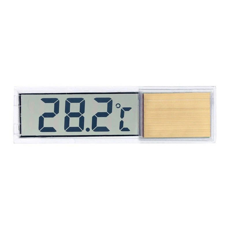1pc Aquarium Thermometer 3D Digital LED Electronic Fish Tank Temperature Fish Turtle Temp Meter Aquarium Decoration Quake Gold