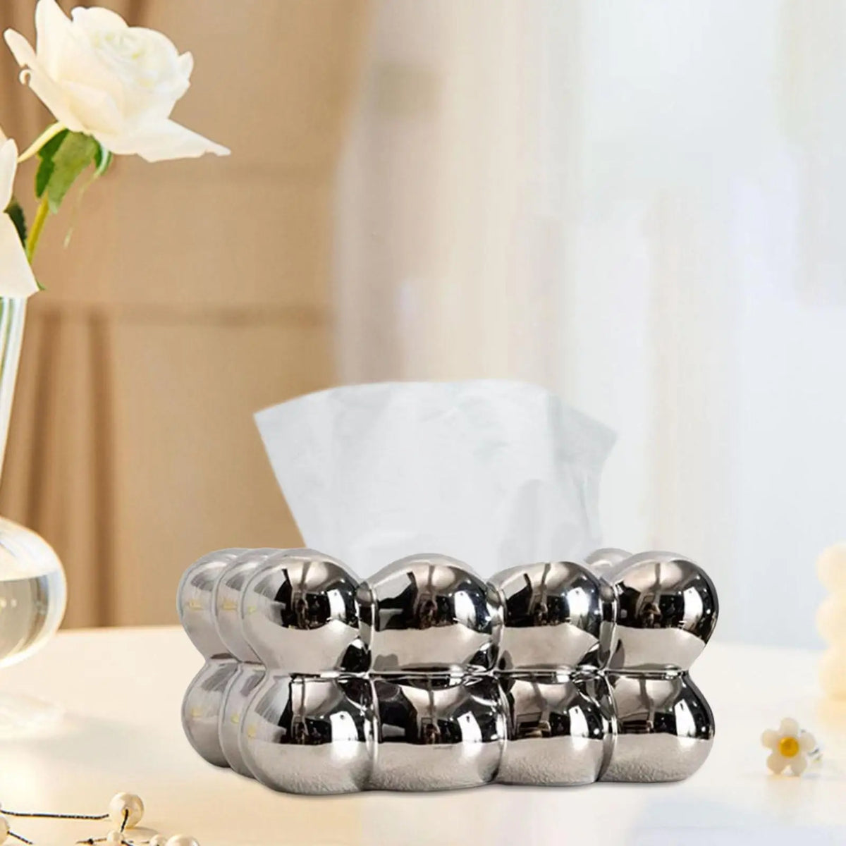 Light Luxury Facial Tissue Box Holder Napkin Holder Paper Holder Table Towel Quake