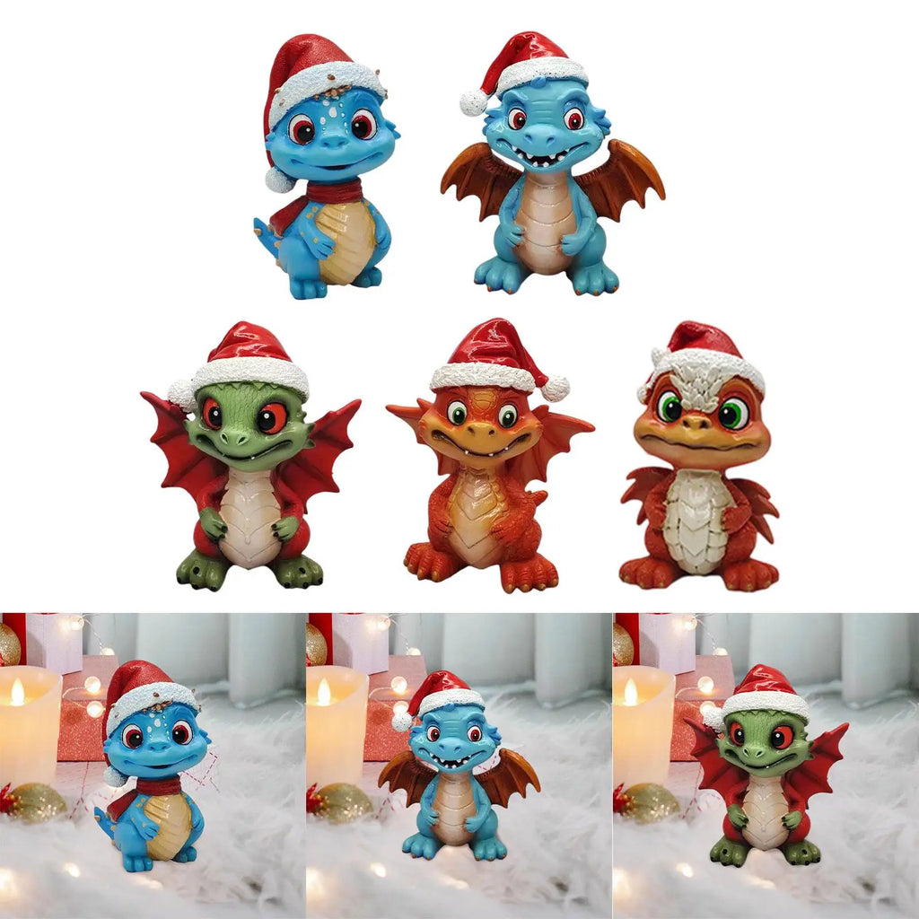 Christmas Mini Figurine Creative Cute Crafts Party Favors Fillers Christmas Quake