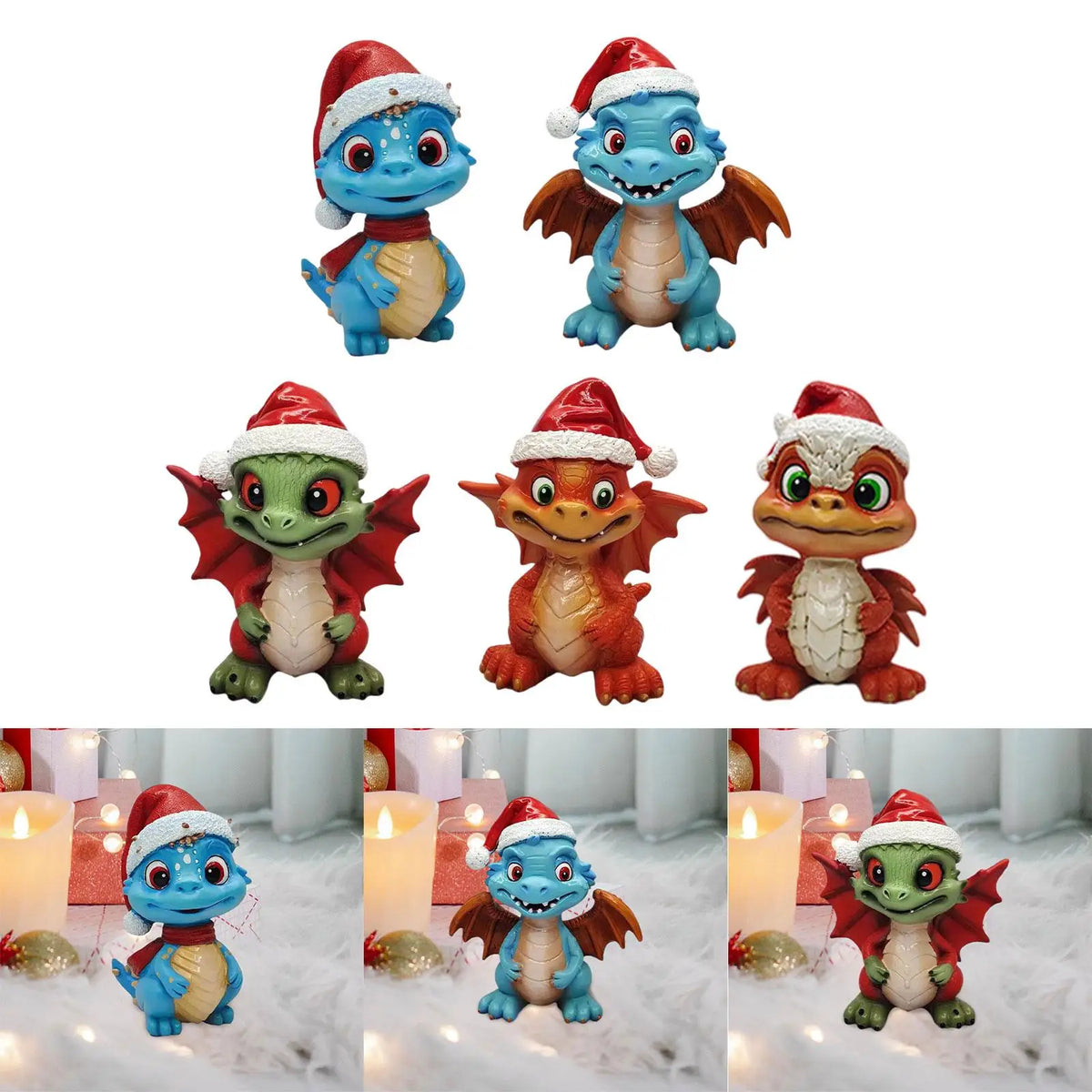Christmas Mini Figurine Creative Cute Crafts Party Favors Fillers Christmas Quake