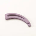 Matte Vintage Banana Clip for Curly Long Straight Short Hair Claw Women Girls Hair Styling Ponytail Holder Hairpin Clamp Grip Quake purple