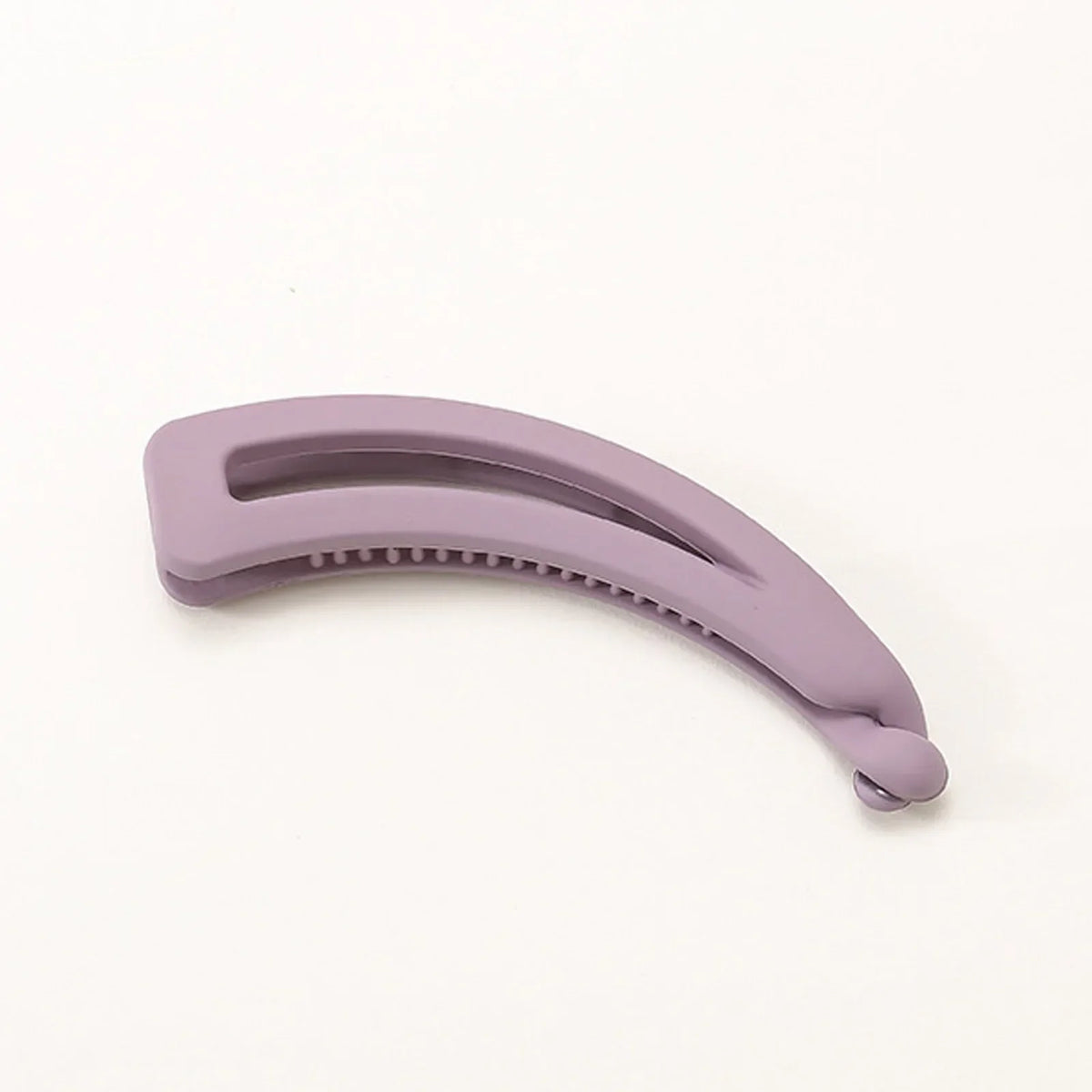 Matte Vintage Banana Clip for Curly Long Straight Short Hair Claw Women Girls Hair Styling Ponytail Holder Hairpin Clamp Grip Quake purple