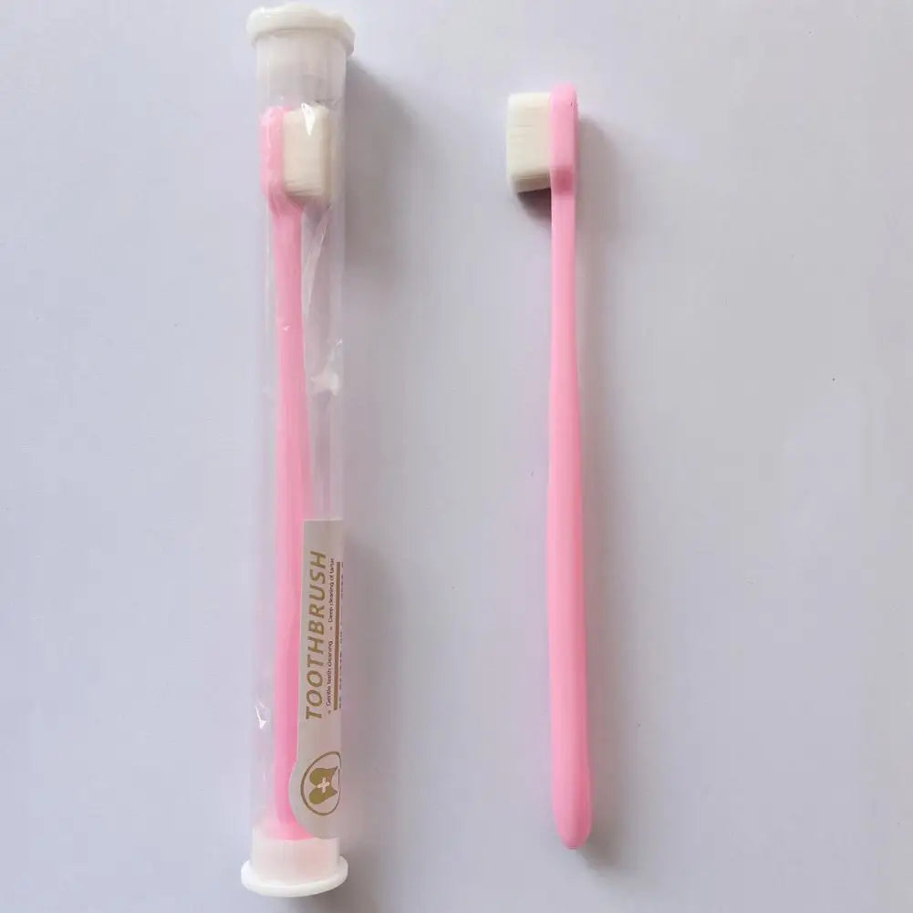 Environmentally Toothbrush Ultra-fine Soft Toothbrush Deep Cleaning soft brush teeth Adult kids Manual Toothbrush For Oral Care Quake