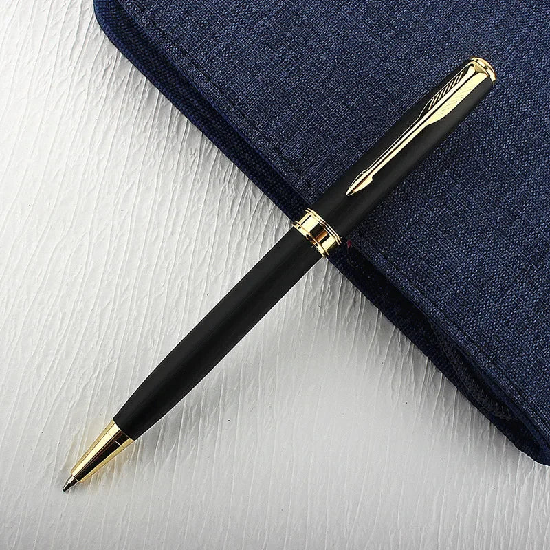 High Quality Multiple Colour Metal Ballpoint Pens Administrative Office Stationery Luxurs Blue Ink Quake 5017-4