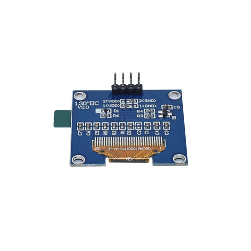 For Arduino 1.3 Inch Oled IIC Serial White Blue OLED Display Module 128X64 I2C SSD1306 12864 LCD Screen Board VDD GND SCK SDA Quake
